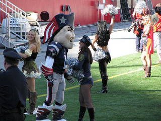Illustration for article titled Patriot Mascot Nabbed In Prostitution Sting